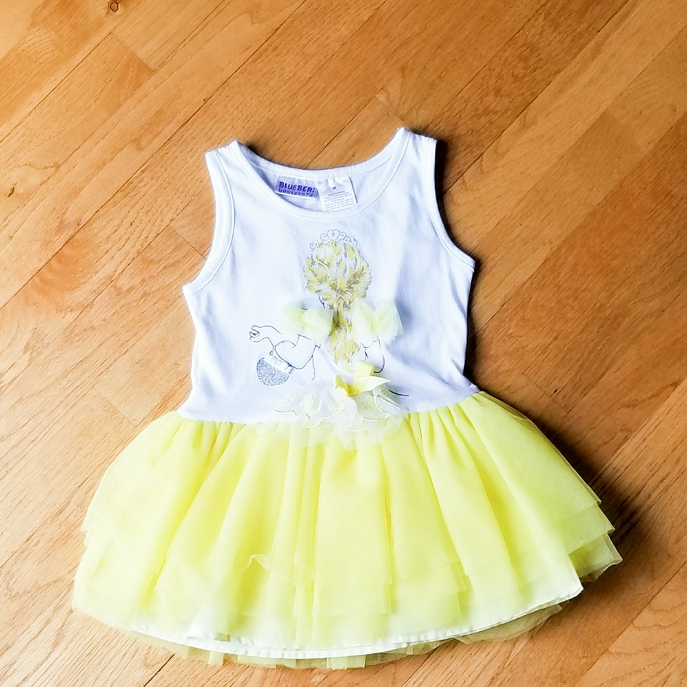 NWT Blueberi Boulevard Princess Tutu Dress 3T